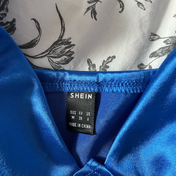 NWOT blue corset top - Picture 3 of 3